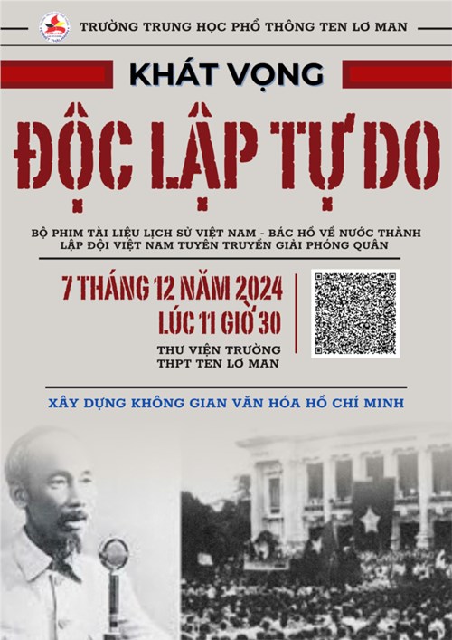 Học sinh nhà ten hào hứng xem phim tại không gian văn hóa hồ chí minh