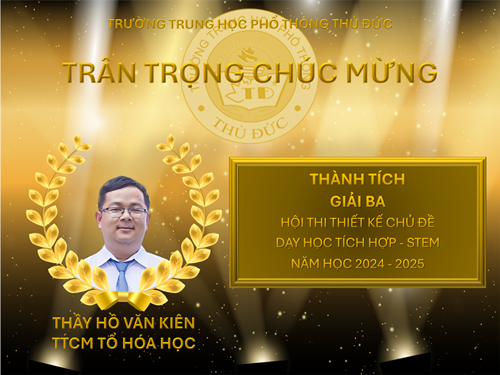 Hội thi thiết kế chủ đề dạy học tích hợp - Stem năm học 2024-2025