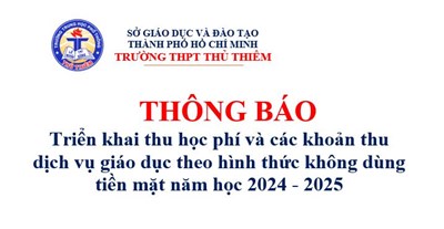 Kế hoạch triển khai thu học phí và các khoản thu dịch vụ giáo dục theo hình thức không dùng tiền mặt năm học 2024 - 2025