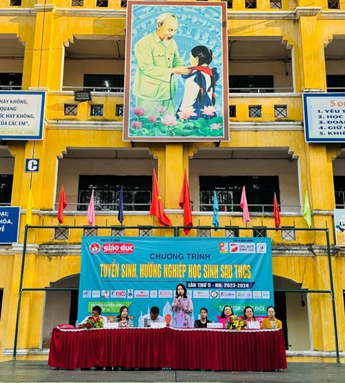 Tư vấn tuyển sinh cho hs thcs chuẩn bị kì thi tuyển sinh vào lớp 10 năm 2024