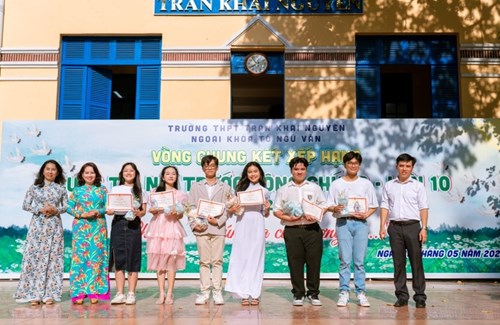 “chúng ta của tương lai” – chung kết xếp hạng cuộc thi “nói trước công chúng” – lần 10, năm học 2023-2024