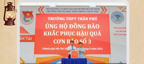 Báo cáo về hoạt động ủng hộ lũ lụt - bão Yagi