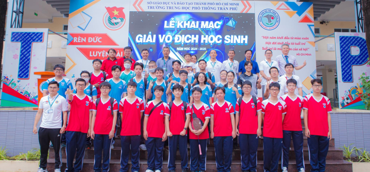 Lễ khai mạc giải vô địch học sinh THPT Trần Phú năm học 2024-2025