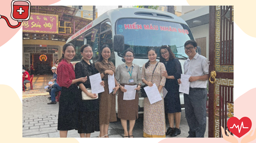 Trường THPT Trần Phú tham gia hiến máu nhân đạo lần 1, năm 2024