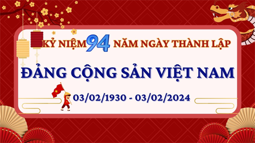 Kỷ niệm 94 năm ngày thành lập Đảng cộng sản Việt Nam
