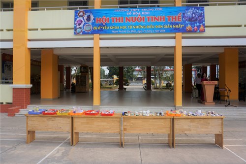 Hội thi Nuôi tinh thể - Chủ đề Yêu khoa học từ những điều đơn giản nhất