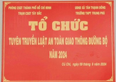 Tuyên truyền Luật An toàn giao thông đường bộ năm 2024