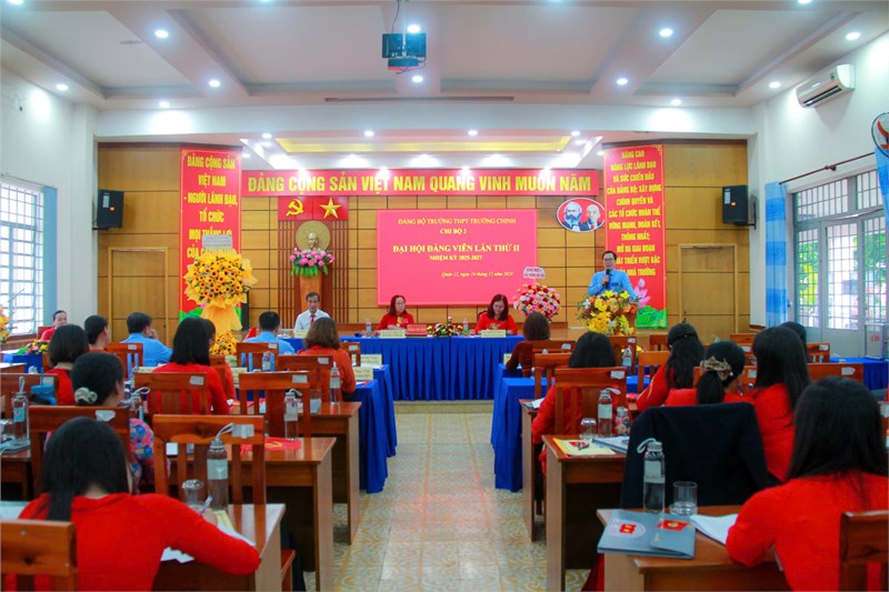 Đại hội đảng viên chi bộ trực thuộc nhiệm kỳ 2025 - 2027