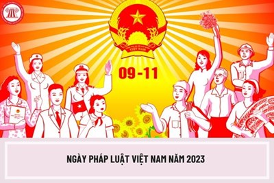 Hưởng ứng ngày pháp luật việt nam năm 2023