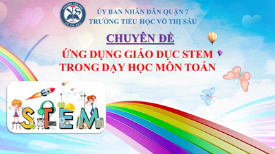 Ứng dụng giáo dục STEM trong dạy học môn Toán