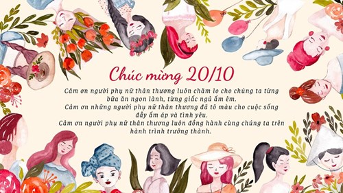 [Trường phổ thông Văn Lang] CHÚC MỪNG NGÀY PHỤ NỮ VIỆT NAM 20/10