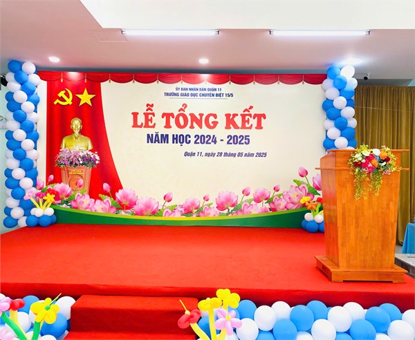 Tổ chức lễ tổng kết năm học 2024–2025