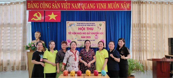 Hội thu heo đất khuyến học khuyến tài năm học 2024-2025 của cán bộ,  giáo viên,  nhân viên  và học sinh trường Giáo dục Chuyên biệt Niềm Tin quận Phú Nhuận