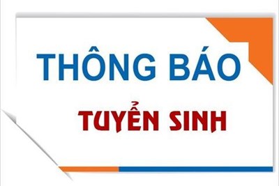 Thông báo tuyển sinh, năm học 2025 - 2026