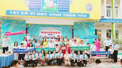 Trung tâm HTPT GDHN Bình Chánh đã tổ chức chương trình hưởng ứng Ngày sách và Văn hoá đọc