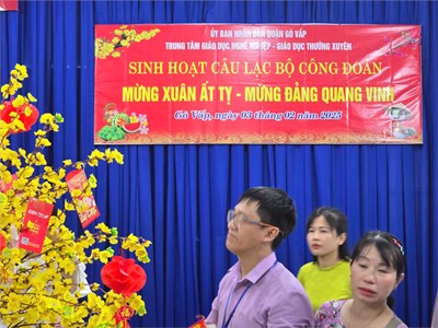 Trung tâm giáo dục nghề nghiệp – giáo dục thường xuyên tỏa sáng trong ngày đầu năm ất tỵ 2025, kỷ niệm 95 năm ngày thành lập đảng