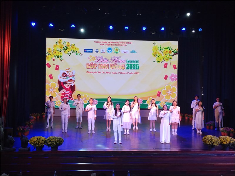 Tham dự Liên hoan Búp Mai Vàng 2025