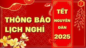 Lịch nghỉ Tết Nguyên đán 2025 của trường Chuyên biệt Bình Tân
