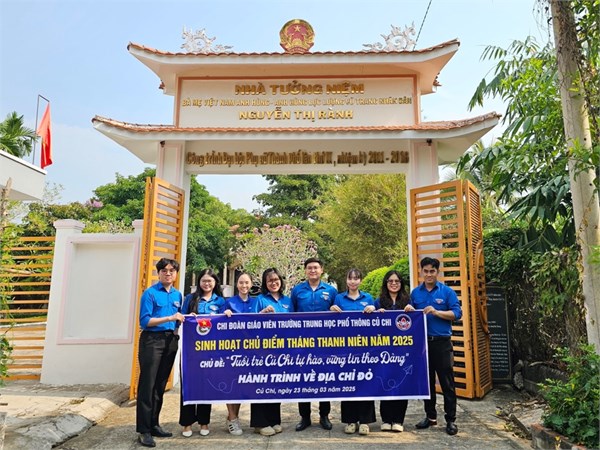 Hành trình về địa chỉ đỏ tháng thanh niên năm 2025-hoạt động tháng thanh niên (03/2025)