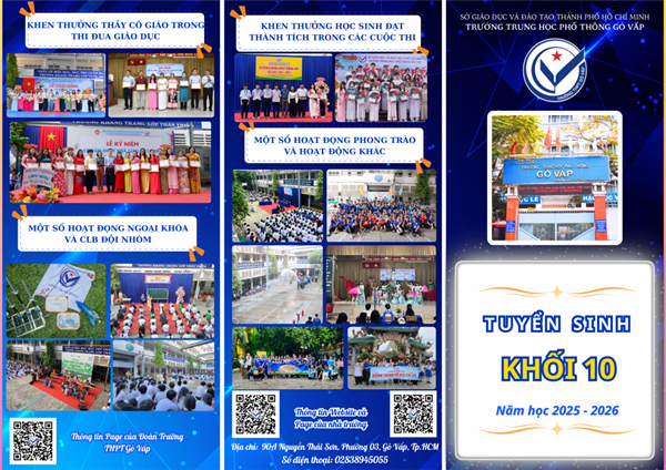 Tuyển Sinh Năm Học 2025 - 2026