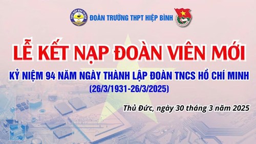 Lễ kết nạp Đoàn viên mới Đợt II năm học 2024-2025 tại Nghĩa trang Liệt sĩ Thủ Đức_Kỷ niệm 94 năm Ngày thành lập Đoàn TNCS Hồ Chí Minh (26/3/1931 - 26/3/2025)