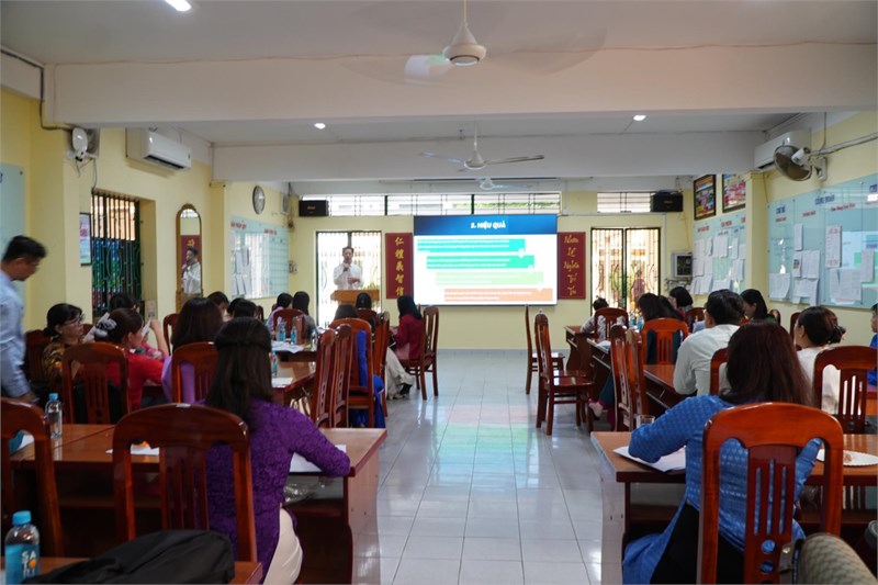 Sinh hoạt chuyên môn theo hướng nghiên cứu bài học – hướng tới đổi mới và nâng cao chất lượng giờ học