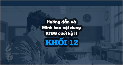 [KTĐGckII-Lí12-CĐ] Hướng dẫn và minh hoạ nội dung