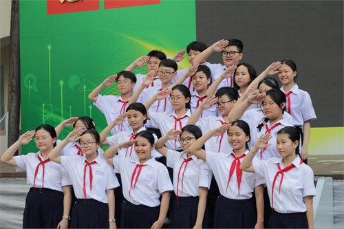 Hội thi nghi thức cấp liên đội năm học 2024 - 2025