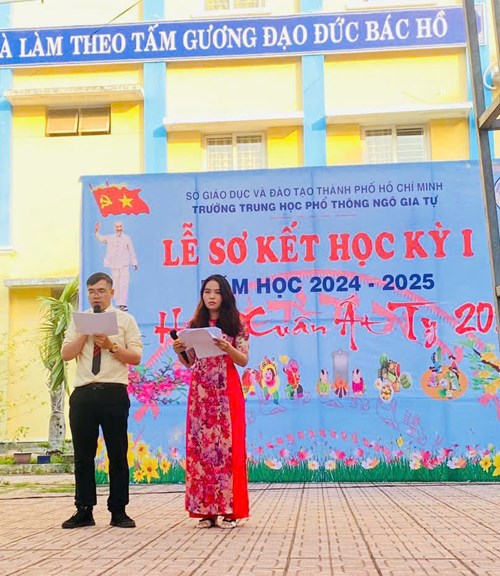 Lễ sơ kết học kỳ 1 năm học 2024-2025