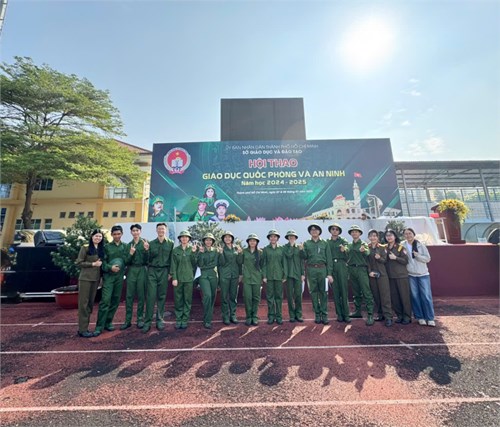 Hội thao Quốc phòng - An ninh năm học 2024-2025