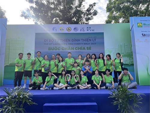 Trường thpt ngô quyền tham gia chương trình đi bộ từ thiện đinh thiện lý  20 năm - bước chân chia sẻ  năm 2025