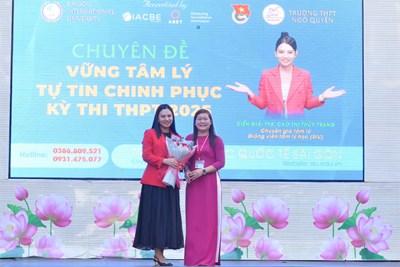 Trường thpt ngô quyền tổ chức chuyên đề  tư vấn tâm lý trước kỳ thi thpt cho học sinh