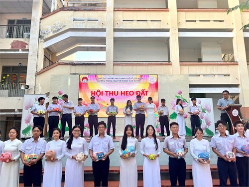 Hội thu heo đất trường thpt ngô quyền năm học 2024 - 2025