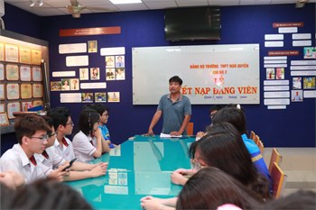 Đoàn trường thpt ngô quyền tổ chức buổi tập huấn nâng cao chất lượng các clb trong trường học