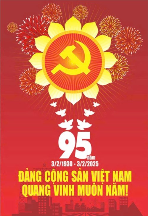 Kỷ niệm 95 năm ngày thành lập Đảng Cộng Sản Việt Nam 03/02/1930 - 03/02/2025