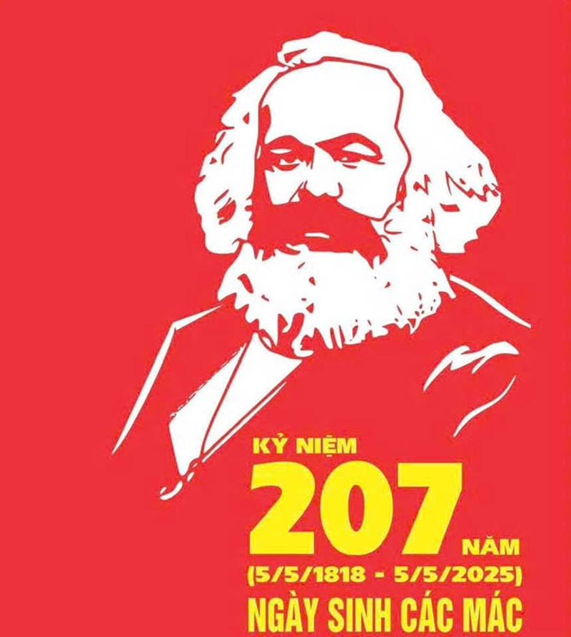 Kỷ niệm 207 năm Ngày sinh Các Mác (5/5/1818 - 5/5/2025)