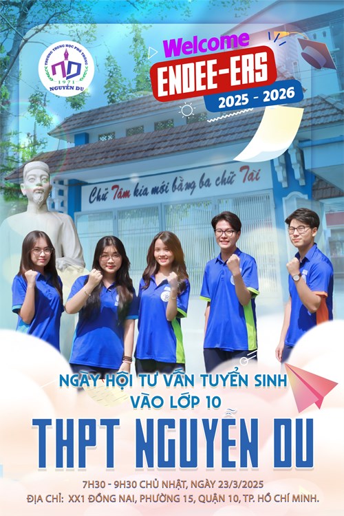 Thông báo ngày hội tư vấn tuyển sinh vào lớp 10 trường thpt nguyễn du
