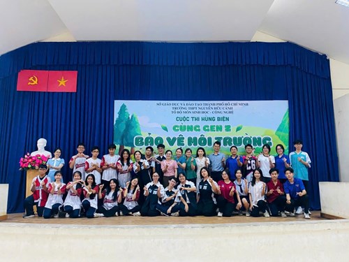 Tổ sinh học – công nghệ
hùng biện “cùng gen-z bảo vệ môi trường” – lần 2
