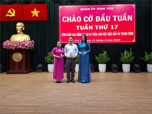Thành tích Hội thi tìm hiểu biên niên sự kiện lịch sử Đảng bộ quận Bình Tân - Tuần 7,8!