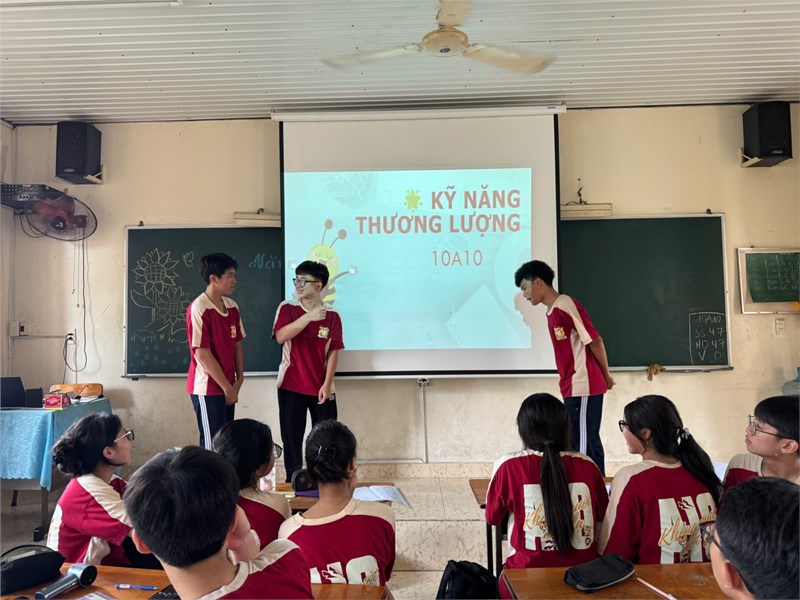 Trường thpt nguyễn hữu cảnh tổ chức dạy kỹ năng sống cho học sinh khối 10 học kì ii năm học 2024-2025

chuyên đề: “kỹ năng thương lượng”
