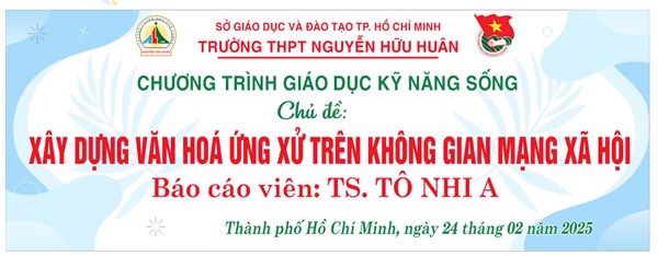 Chuyên đề  Xây dựng văn hóa ứng xử trên không gian mạng xã hội  - Báo cáo viên: Tiến sĩ Tô Nhi A