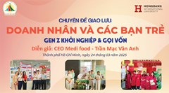 Báo cáo Chuyên đề giao lưu  Doanh nhân và các bạn trẻ : Gen Z Khởi nghiệp & Gọi vốn