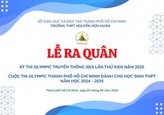 Lễ ra quân kỳ thi Olympic 30/4 lần thứ XXIX năm 2025 và Olympic Thành phố Hồ Chí Minh năm học 2024 – 2025