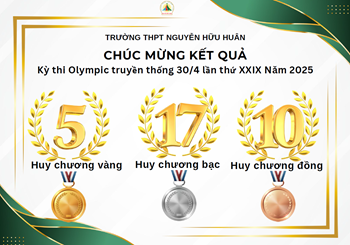 Kết quả Kỳ thi Olympic truyền thống 30/4 lần thứ XXIX năm 2025