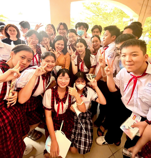 Hoạt động tư vấn tuyển sinh 10 năm học 2025 - 2026 tại các trường THCS ở Thành phố Thủ Đức