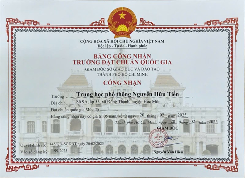<a href="/thong-bao/bang-cong-nhan-truong-thpt-nguyen-huu-tien-dat-chuan-quoc-gia-muc-do-1/ct/94029/524156">Bằng công nhận trường THPT Nguyễn Hữu Tiến đạt chuẩn<span class=bacham>...</span></a>