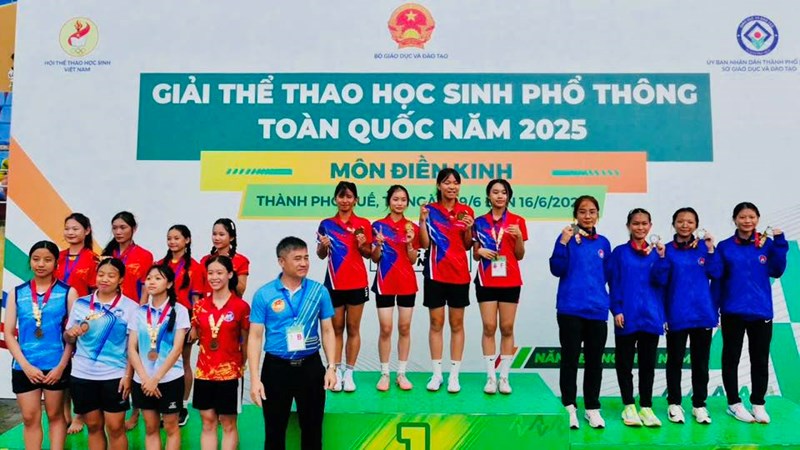 Vinh danh học sinh xuất sắc giải thể thao học sinh phổ thông toàn quốc 2025