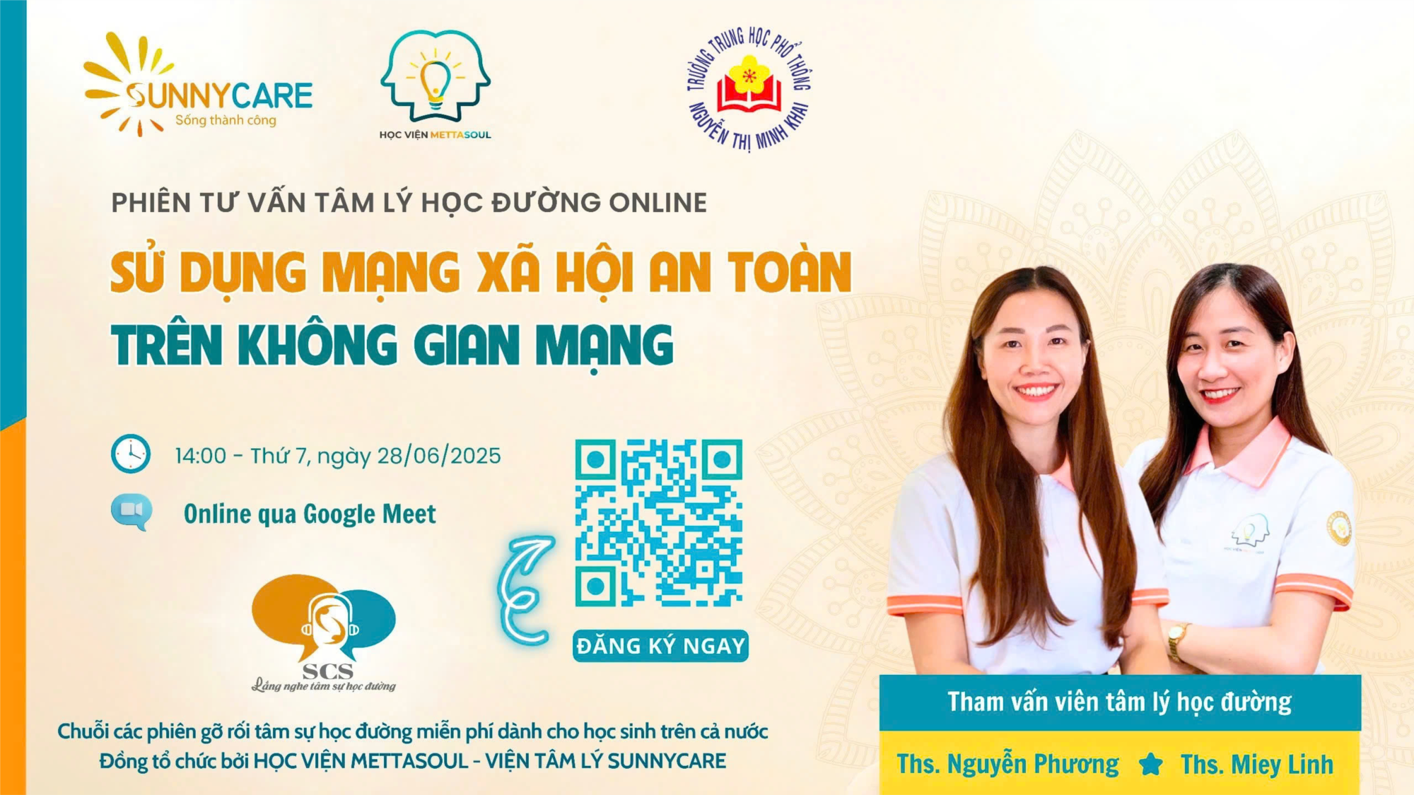 📢 chương trình chăm sóc sức khoẻ tinh thần học sinh mùa hè