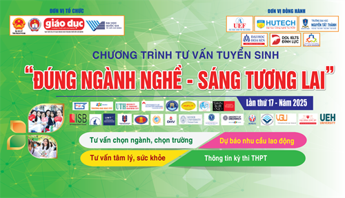 Chương trình tư vấn tuyển sinh  Đúng ngành nghề - Sáng tương lai 