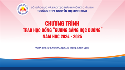 Chương trình trao học bổng “Gương sáng học đường” năm học 2024 – 2025